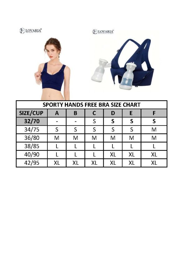 SPORTY Hands Free Nursing Bra- Cross Back