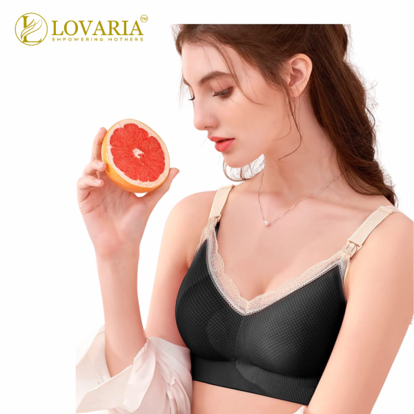 Clearance LACE- FIT (Non-removable pad) Nursing Bra- Lace design