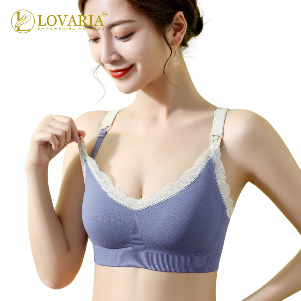 Clearance LACE- FIT (Non-removable pad) Nursing Bra- Lace design