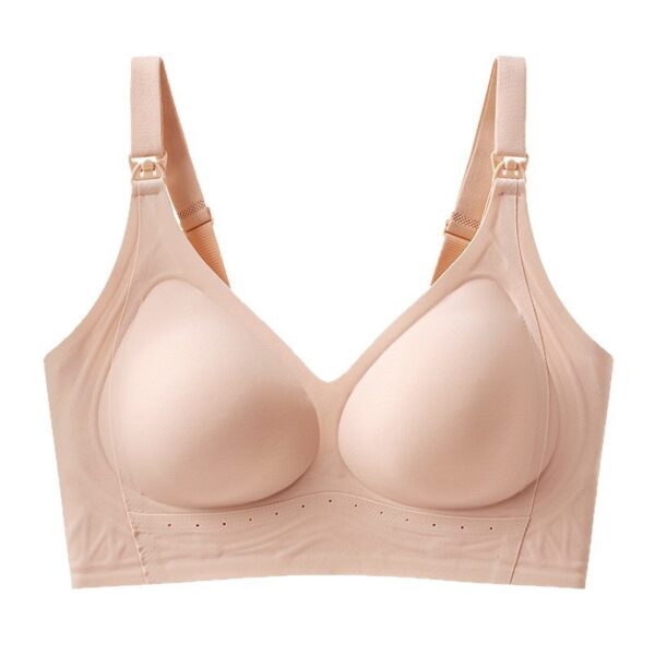 JOICE Seamless Nursing Bra (with tiny band holes enhance airflow- 3/4 cup)